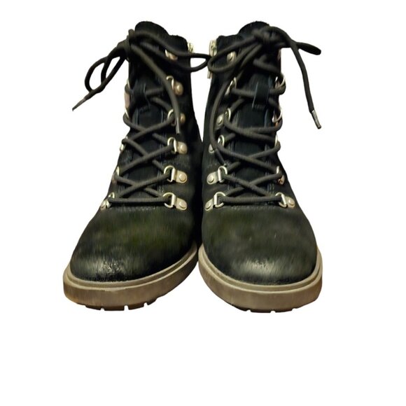 Lucky Brand Womens Demia Suede Hiking Combat & Lace-up Boots Size 7 - Picture 3 of 8